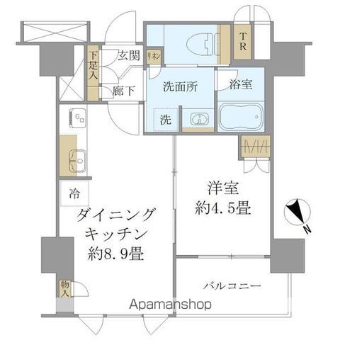 Brillia淀屋橋の間取り写真