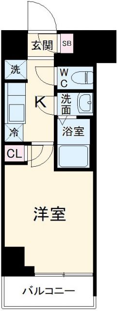 ラフィスタ横浜阪東橋IIの間取り写真