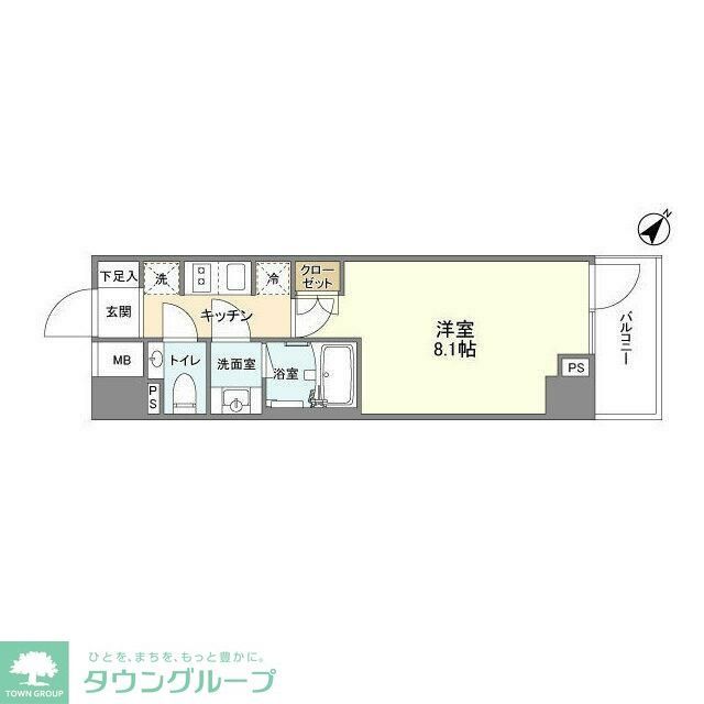 YSレジデンス代田橋の間取り写真