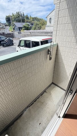 バルコニー　外から洗濯物が見えにくい設計