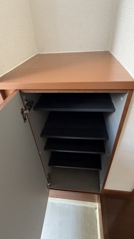 収納　シューズボックス付きで整理整頓らくちん