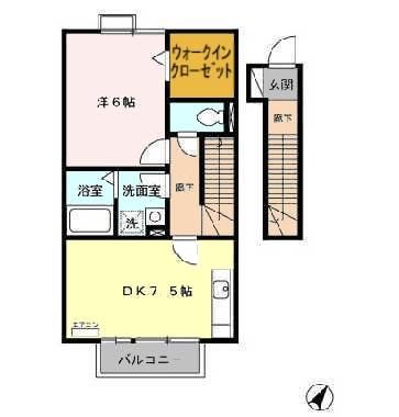 パティオ南野の間取り写真