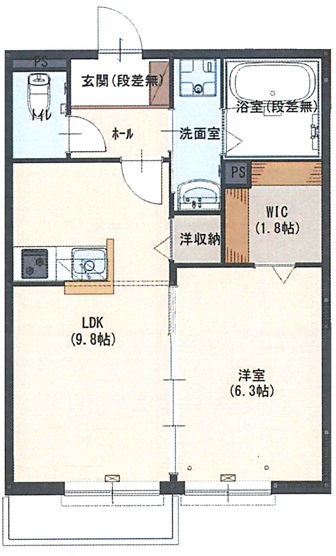 ベルメゾンの間取り