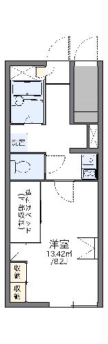 レオパレスエスポワール　みなとの間取り