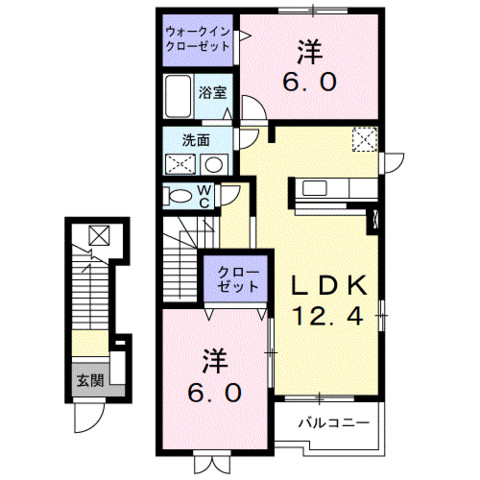 スパダ１の間取り