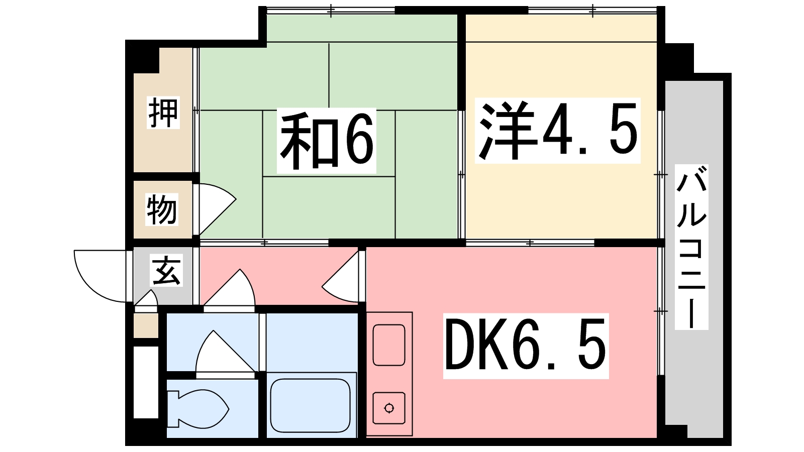 ベルトピア手柄IIIの間取り