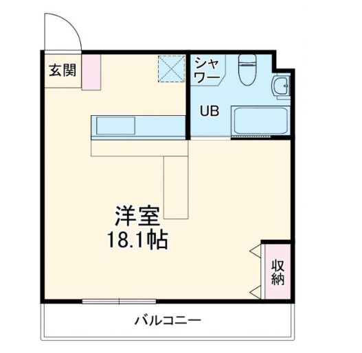 浜松市中央区幸のマンションの間取り