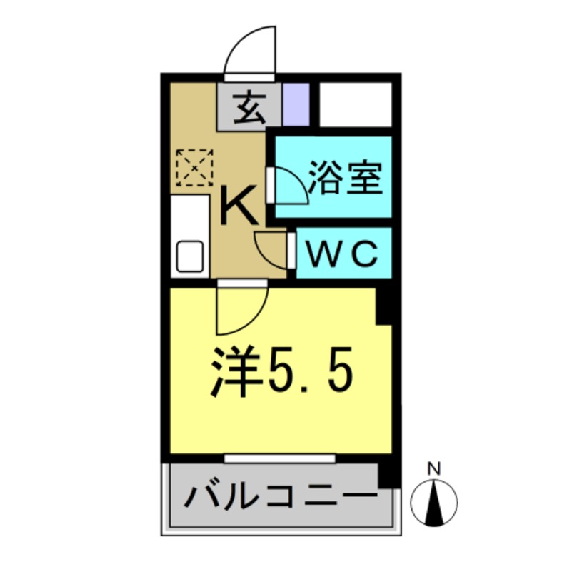 メユールOHMURAの間取り