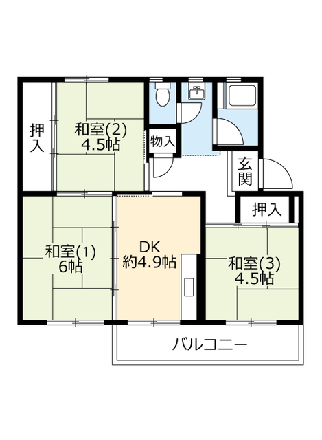 ＵＲ金剛の間取り