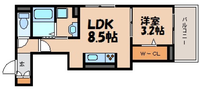 グレイス海田市駅前の間取り