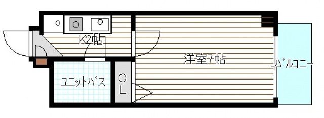 第15片山ビルの間取り