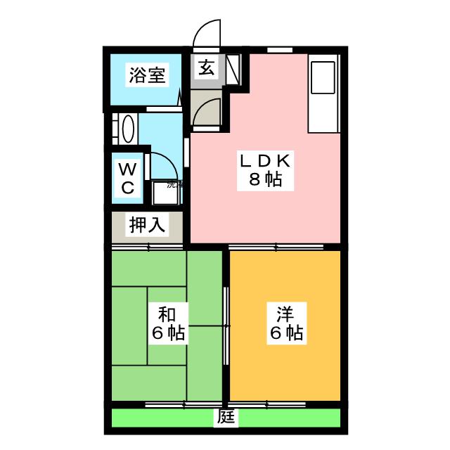 リバーサイドＳＵＷＡ　Ｃ棟の間取り