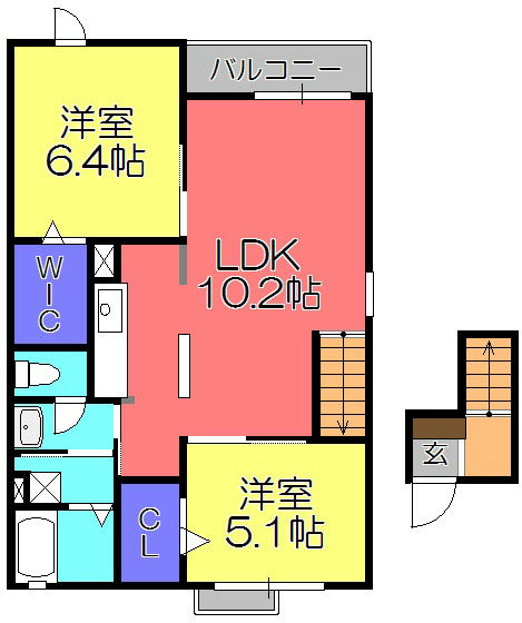 カモミールの間取り