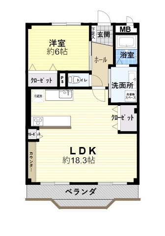 フレックスヒルズ桃山の間取り