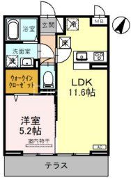 さいたま市北区宮原町のアパートの間取り