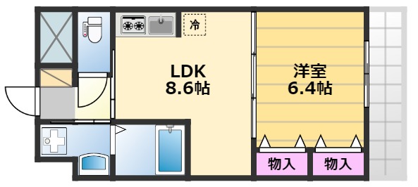 パークナードフィットなかもずの間取り