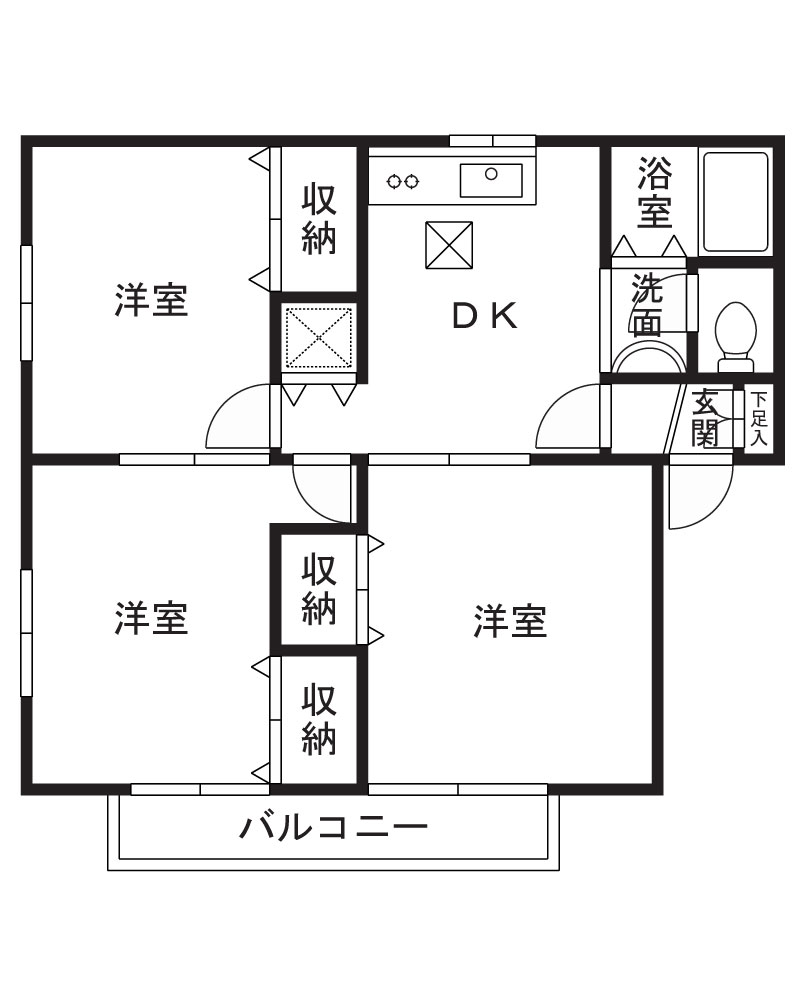 アメニティハイムIIの間取り