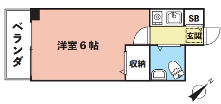 江東区亀戸のマンションの間取り