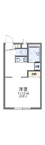 レオパレスプロシード２の間取り