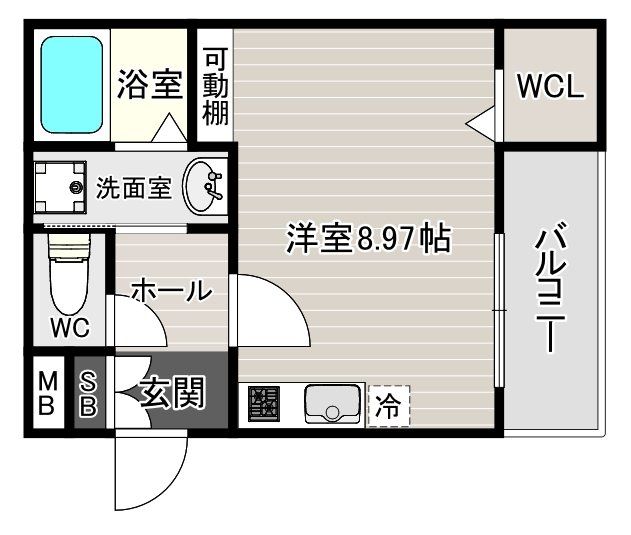 ステラウッド南恵我之荘IIの間取り