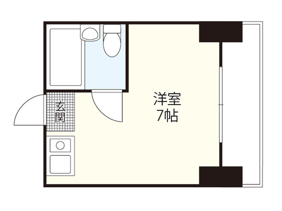 広島市中区堺町のマンションの間取り