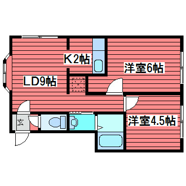 セトル西岡の間取り