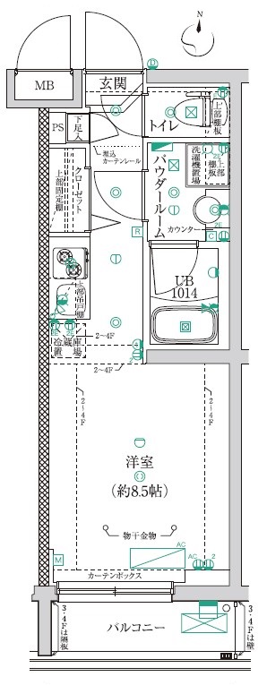 クラリッサ川崎梶ヶ谷の間取り