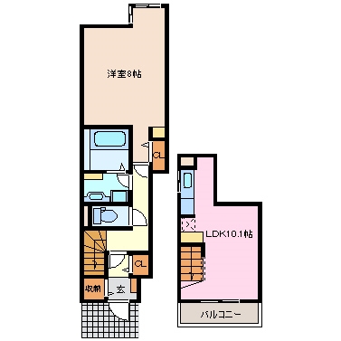 メゾン　デュ　ベル　アルブルの間取り