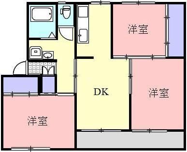 ヴィラナリー屋島II７号棟の間取り