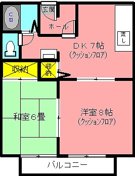 アトレ森町の間取り