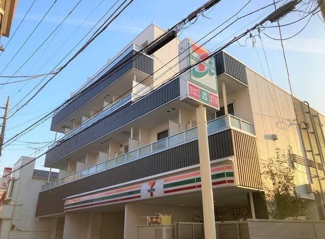 【大田区山王のマンションの建物外観】