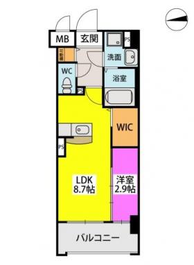 アザレ東公園の間取り