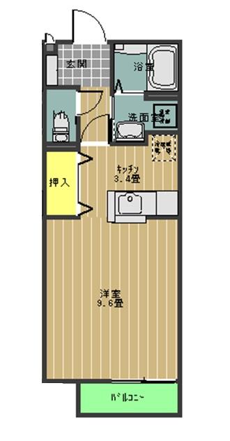 ＴＮコーポの間取り