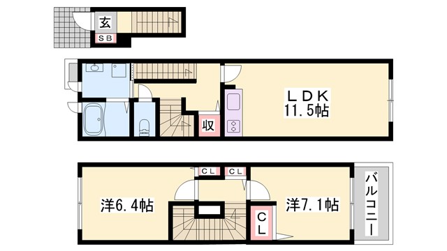 グラース・アンジュの間取り