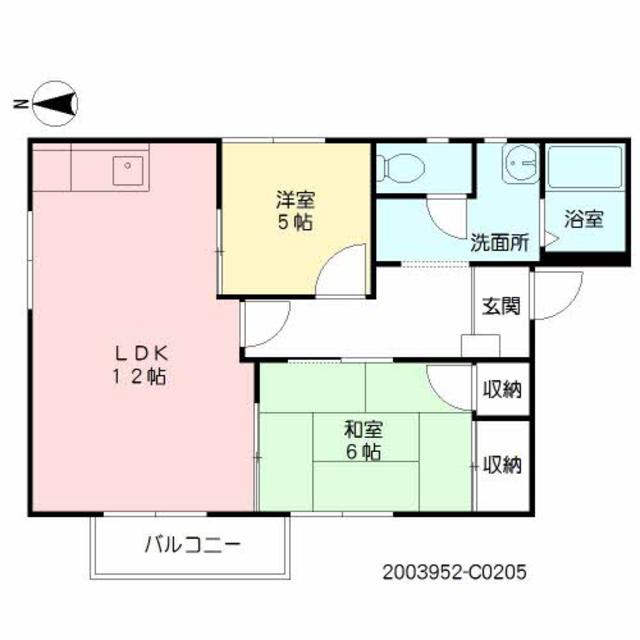 アルブル５１０　Ｃ棟の間取り