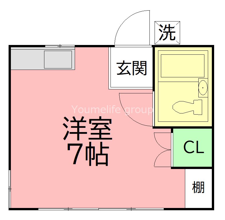 第2五月コーポの間取り