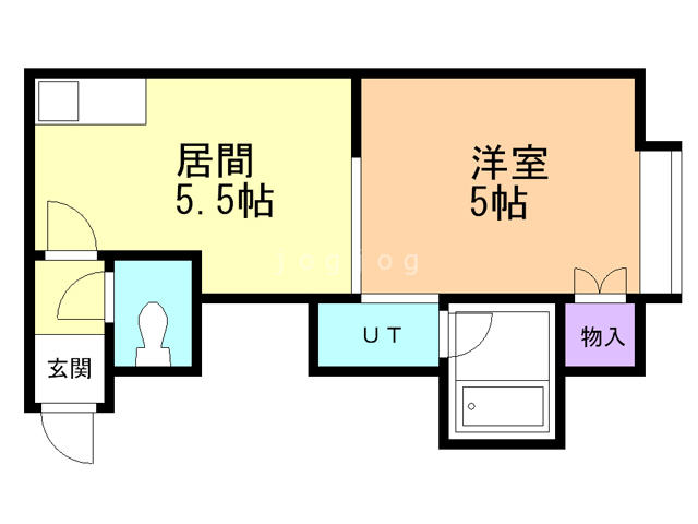 ビブレ月寒西２の間取り