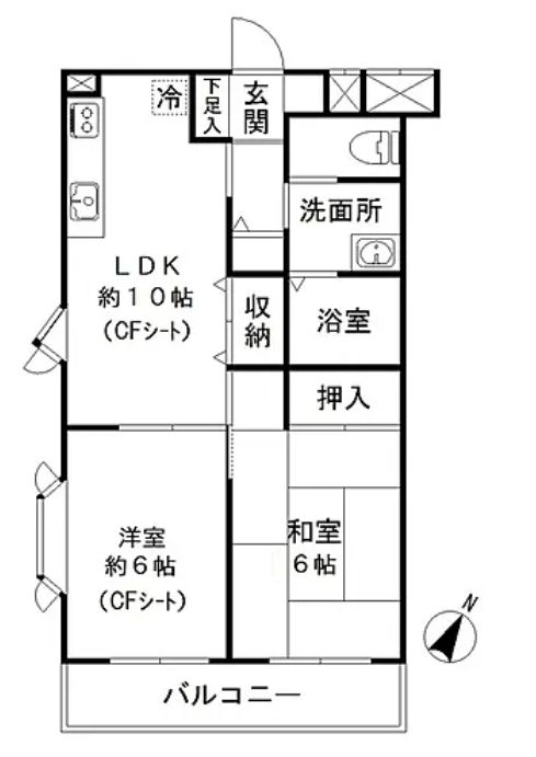 #メゾンディボワールの間取り