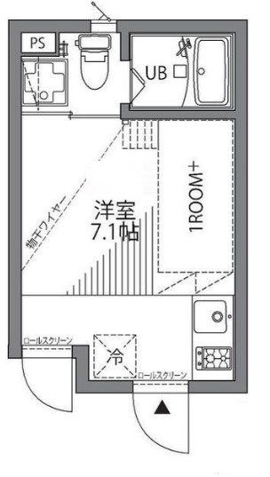 大田区田園調布のアパートの間取り