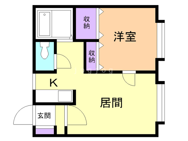 ロイヤルハイツ３２２Ａの間取り