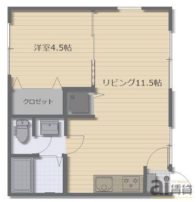 朝霞市本町のアパートの間取り