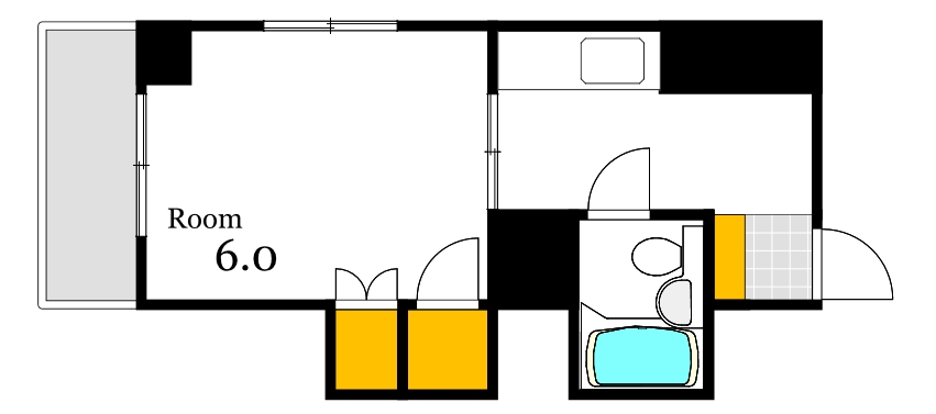 ブリージョ竹屋の間取り