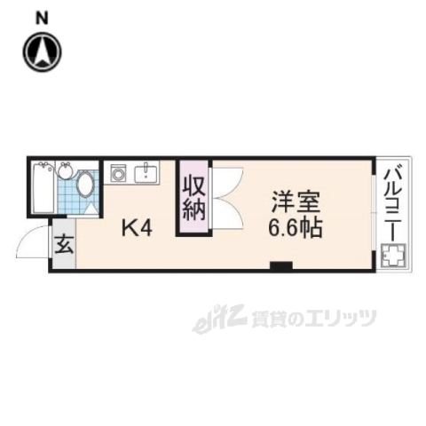 ブレスト北之庄Ｖの間取り