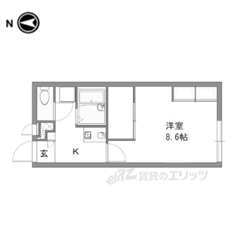 レオパレスヴィラージュＣの間取り