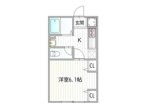 たつの市龍野町堂本のアパートの間取り