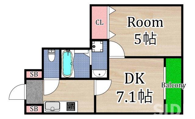 KYOBASHI2723の間取り