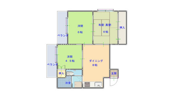 マスダビルの間取り