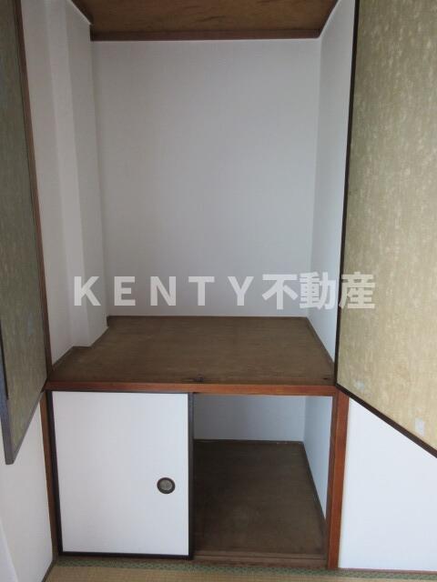 収納　収納のためのスペースです