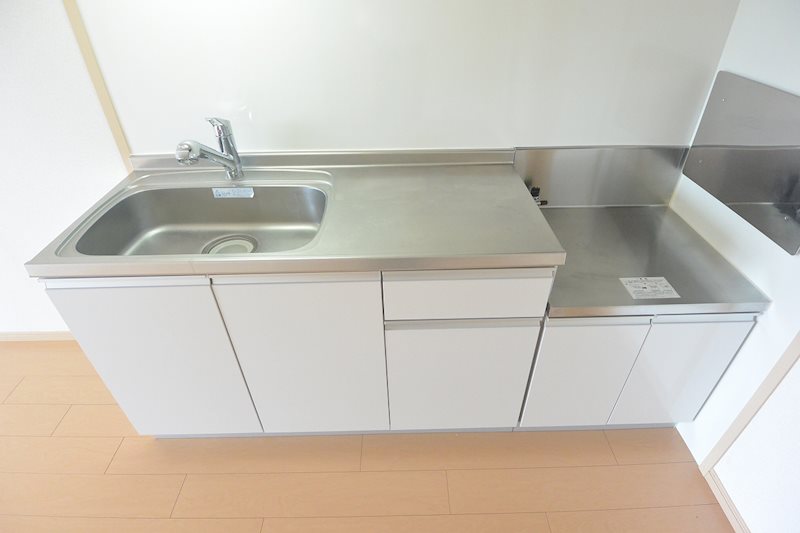 キッチン　2口ガスコンロ設置可能キッチン