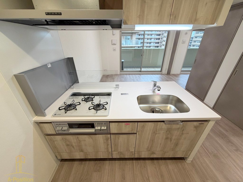 キッチン　プレサンス京橋ＧＲＥＥＮ　ＹＡＲＤアルミラ